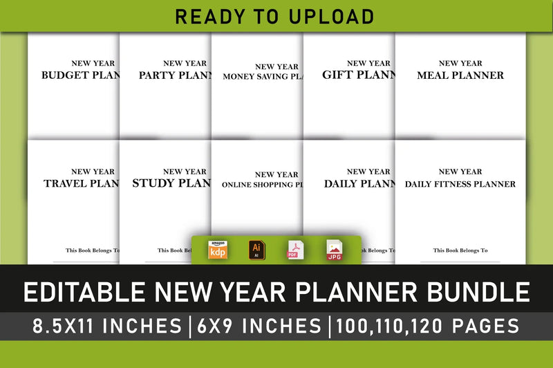 New Year Planner - CraftNest - Digital Crafting and Art