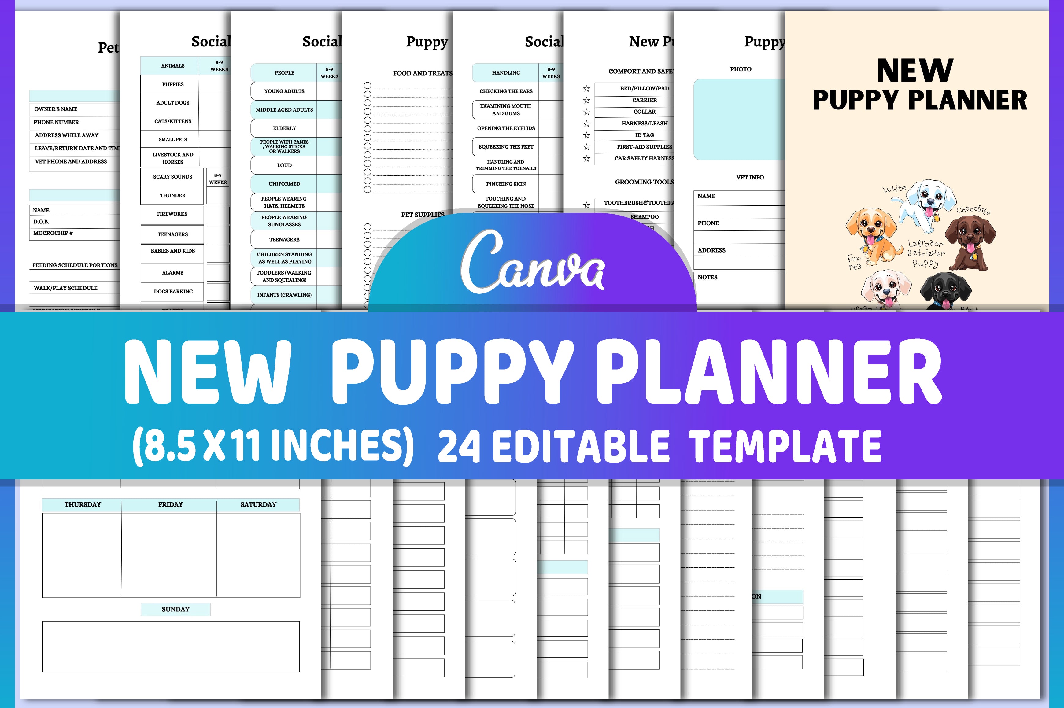 New Puppy Planner