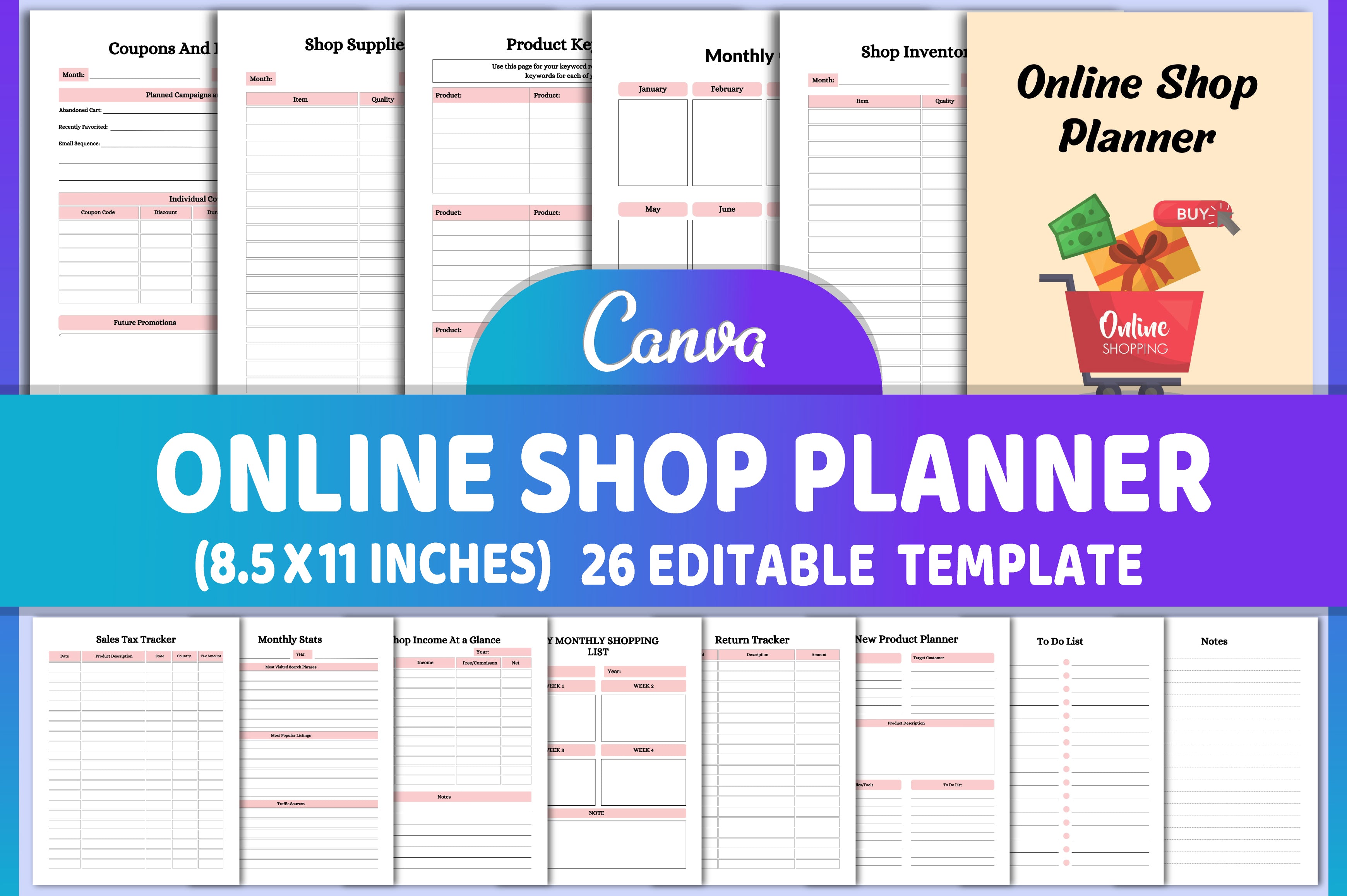 Online Shop Planner