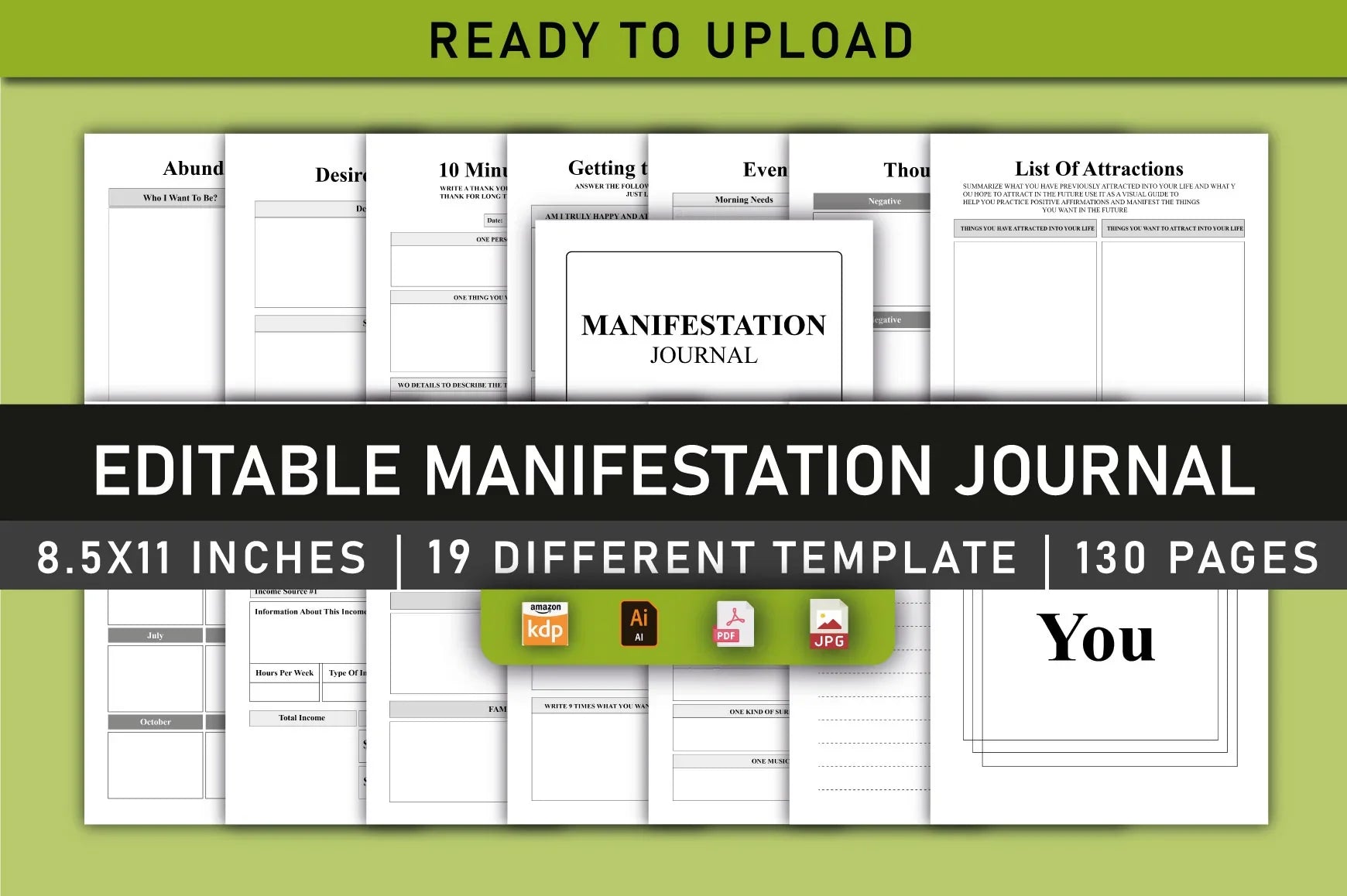 Manifestation Planner  Bundle - CraftNest - Digital Crafting and Art