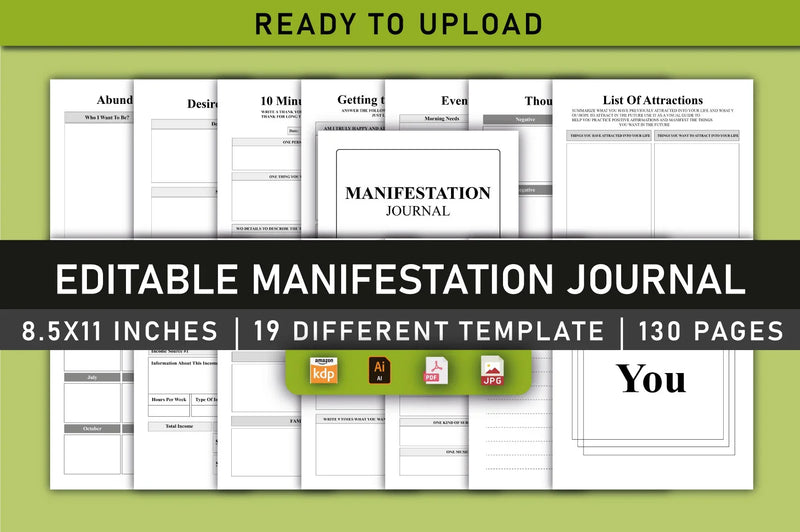 Manifestation Planner  Bundle - CraftNest - Digital Crafting and Art