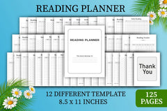 My Reading Planner: Printable Organizer Bundle - CraftNest - Digital Crafting and Art