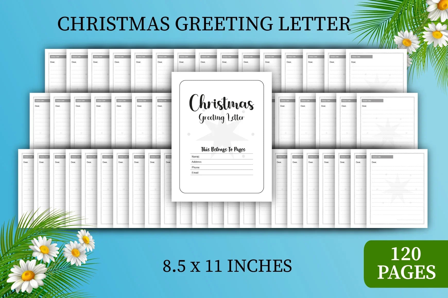 Christmas Greeting Letter Planner - CraftNest - Digital Crafting and Art
