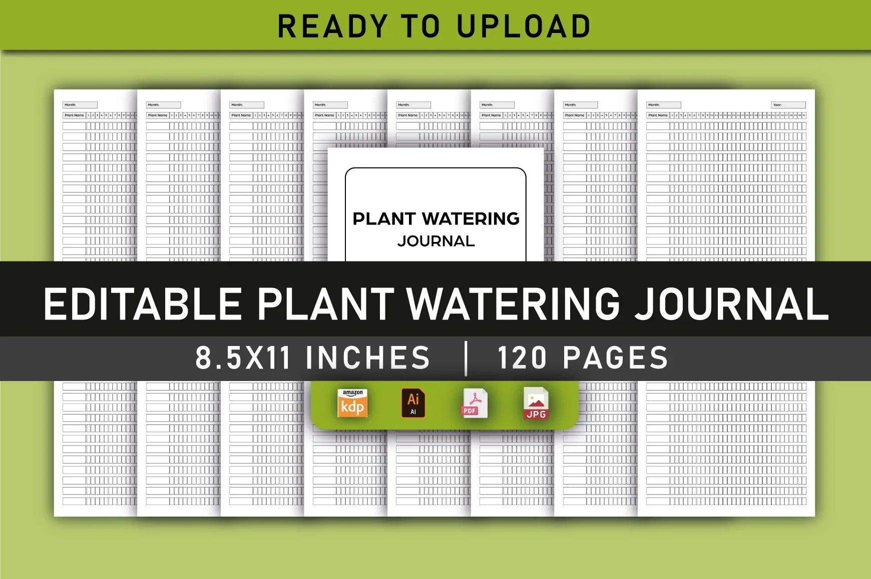 Plant Watering Planner - Printable  Bundle - CraftNest - Digital Crafting and Art