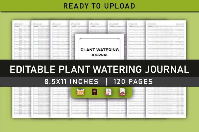 Plant Watering Planner - Printable  Bundle - CraftNest - Digital Crafting and Art