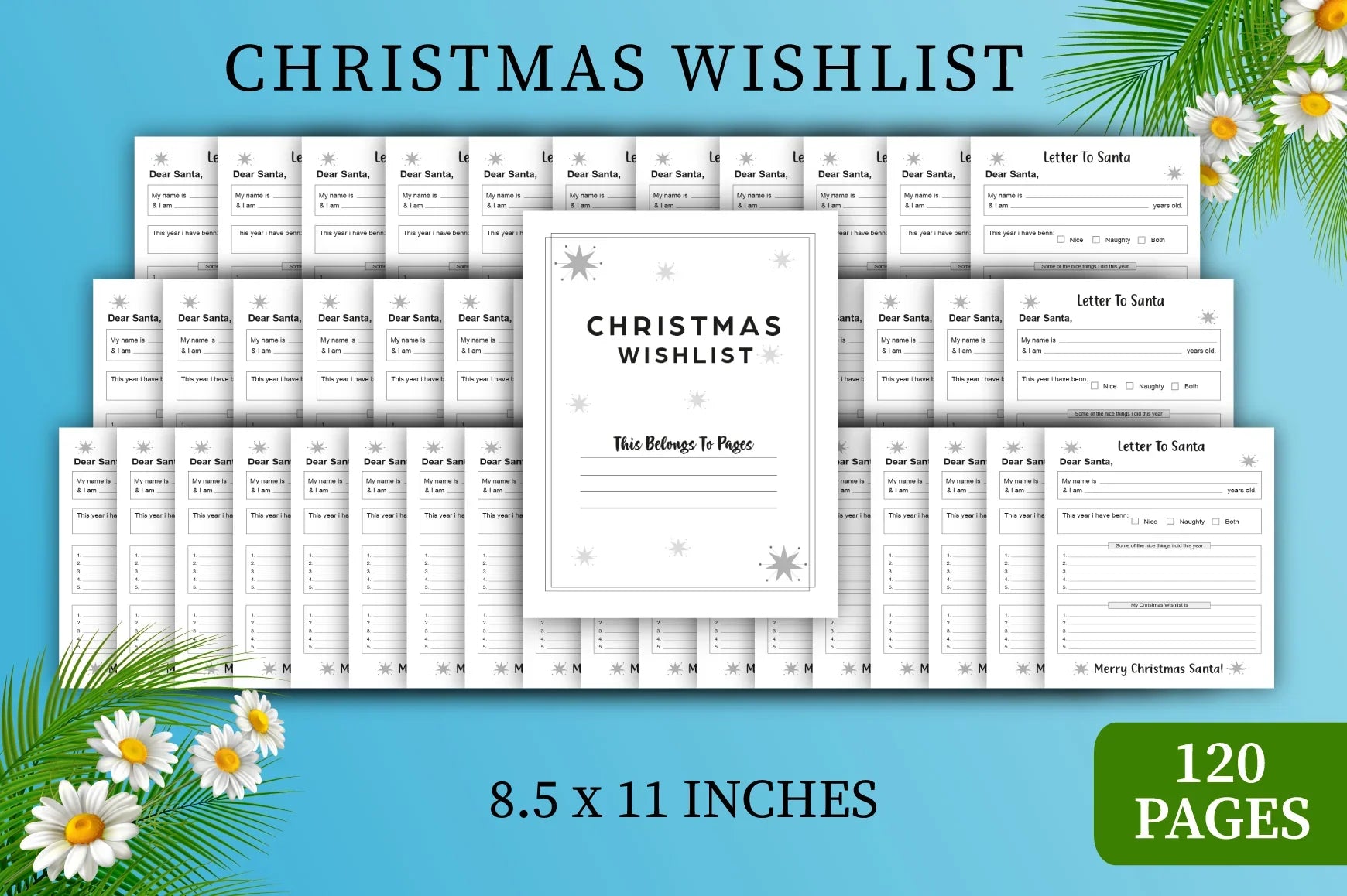 Christmas Wishlist Planner  Bundle - CraftNest - Digital Crafting and Art