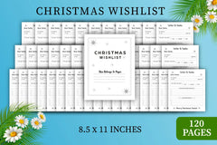 Christmas Wishlist Planner  Bundle - CraftNest - Digital Crafting and Art
