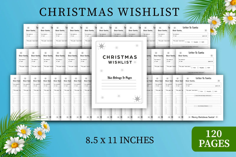 Christmas Wishlist Planner  Bundle - CraftNest - Digital Crafting and Art