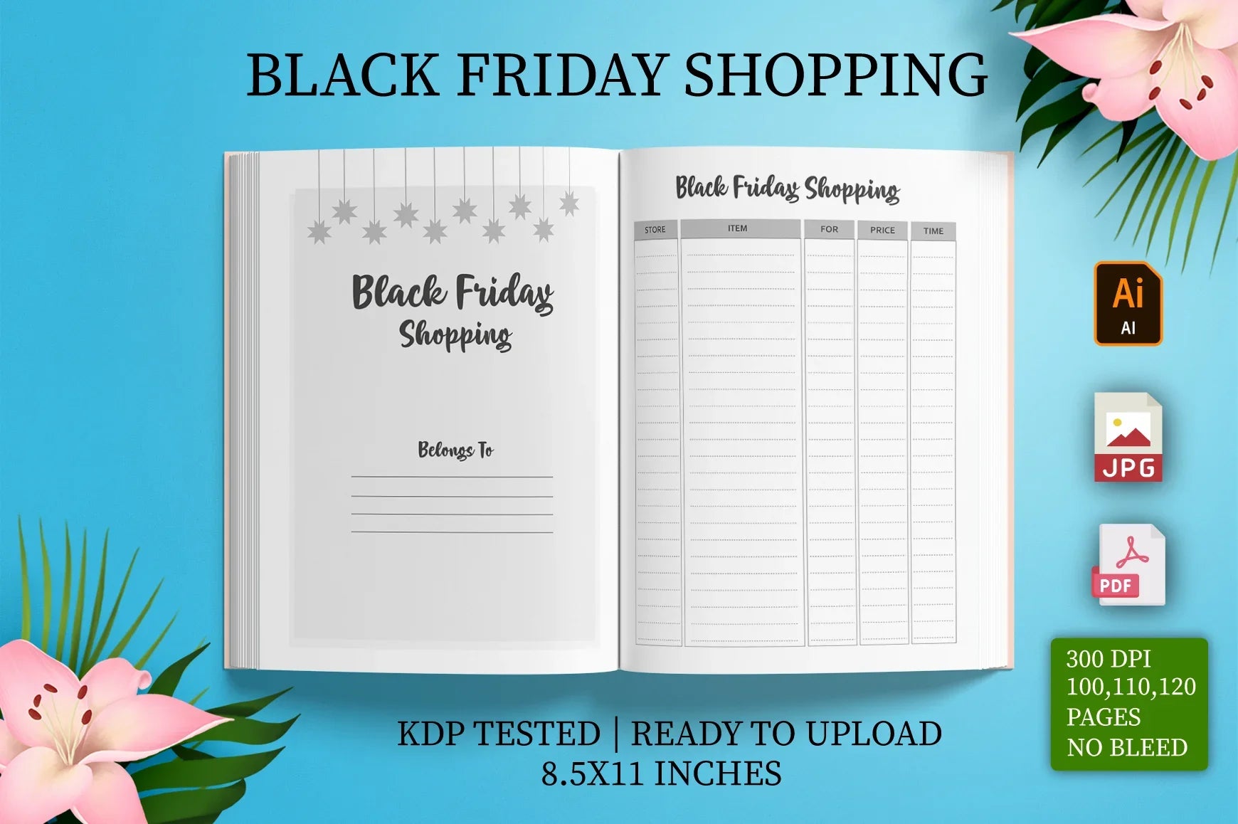 Black Friday Shopping Planner - CraftNest - Digital Crafting and Art