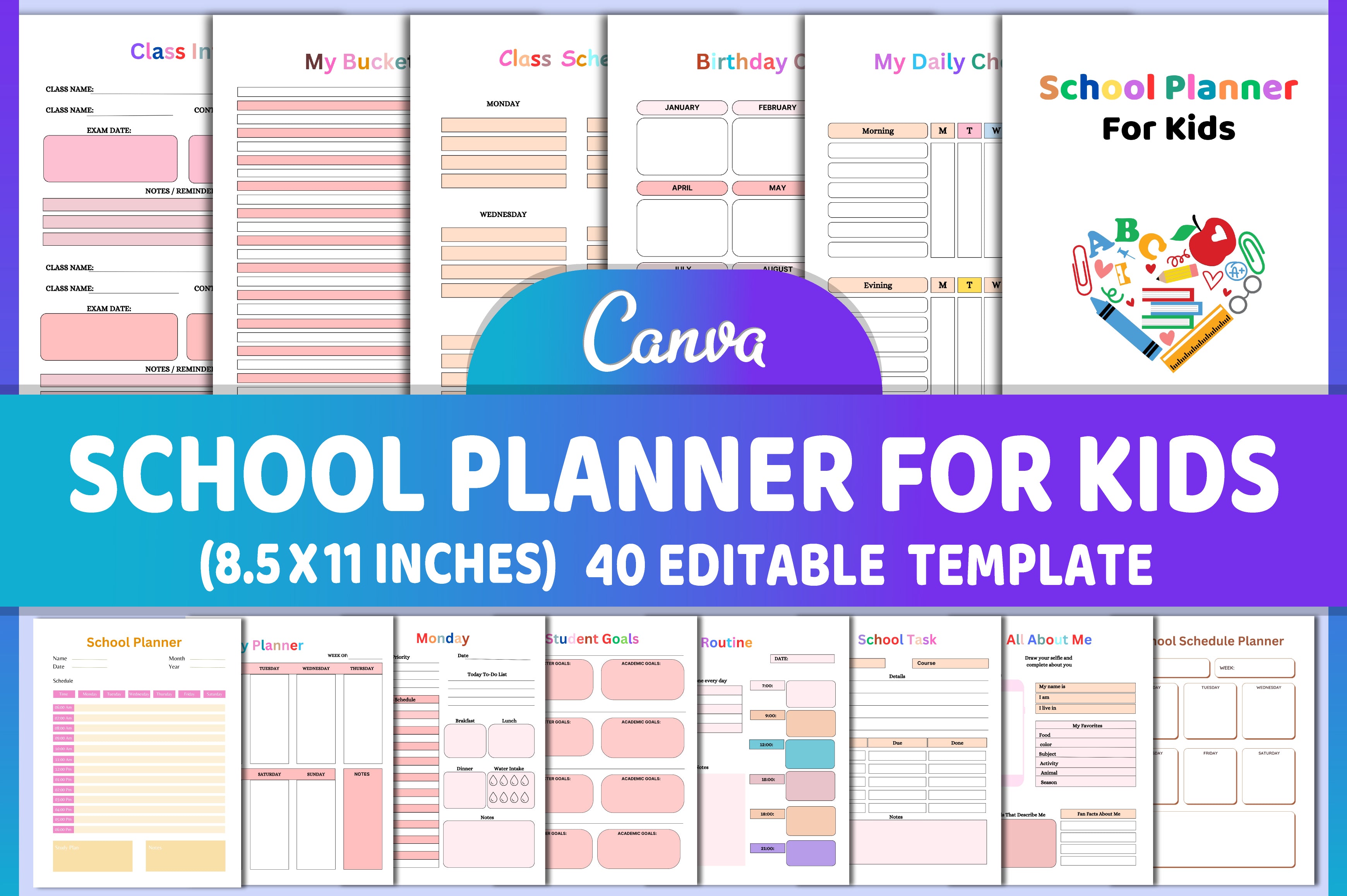 School Planner for Kids