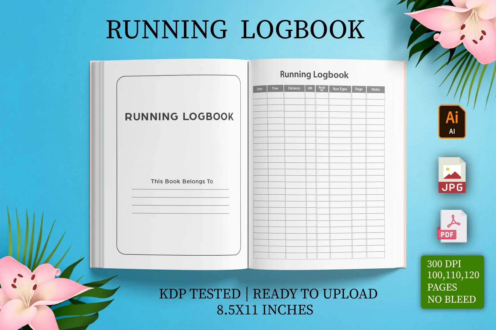 Running Logbook Planner Bundle - CraftNest - Digital Crafting and Art