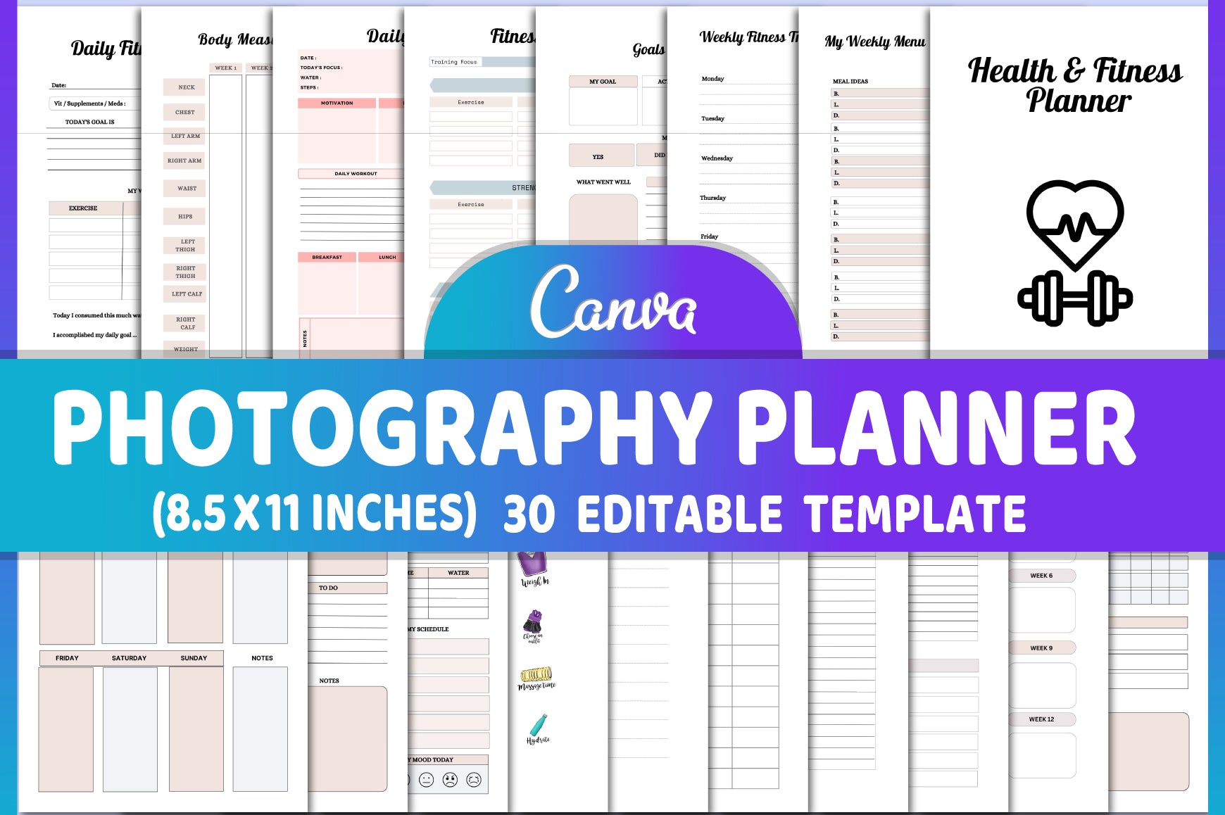 Health and Fitness Planner