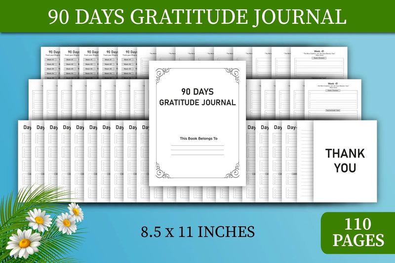 Gratitude Planner Days - Printable Planner Bundle - CraftNest - Digital Crafting and Art