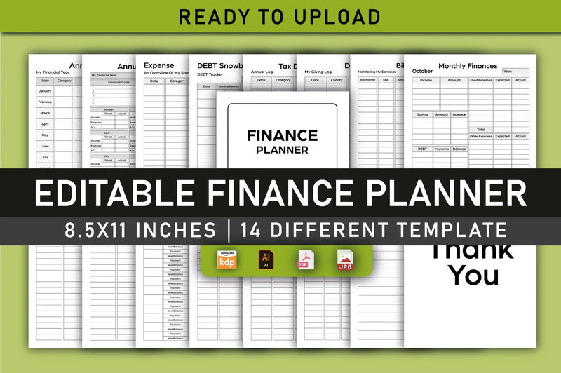 Finance Planner - CraftNest - Digital Crafting and Art