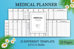 Medical Planner  Bundle - CraftNest - Digital Crafting and Art