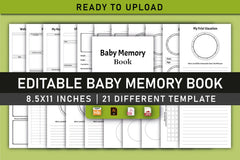 Baby Memory Book Planner - CraftNest - Digital Crafting and Art
