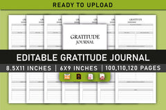 Gratitude Planner  Bundle - CraftNest - Digital Crafting and Art