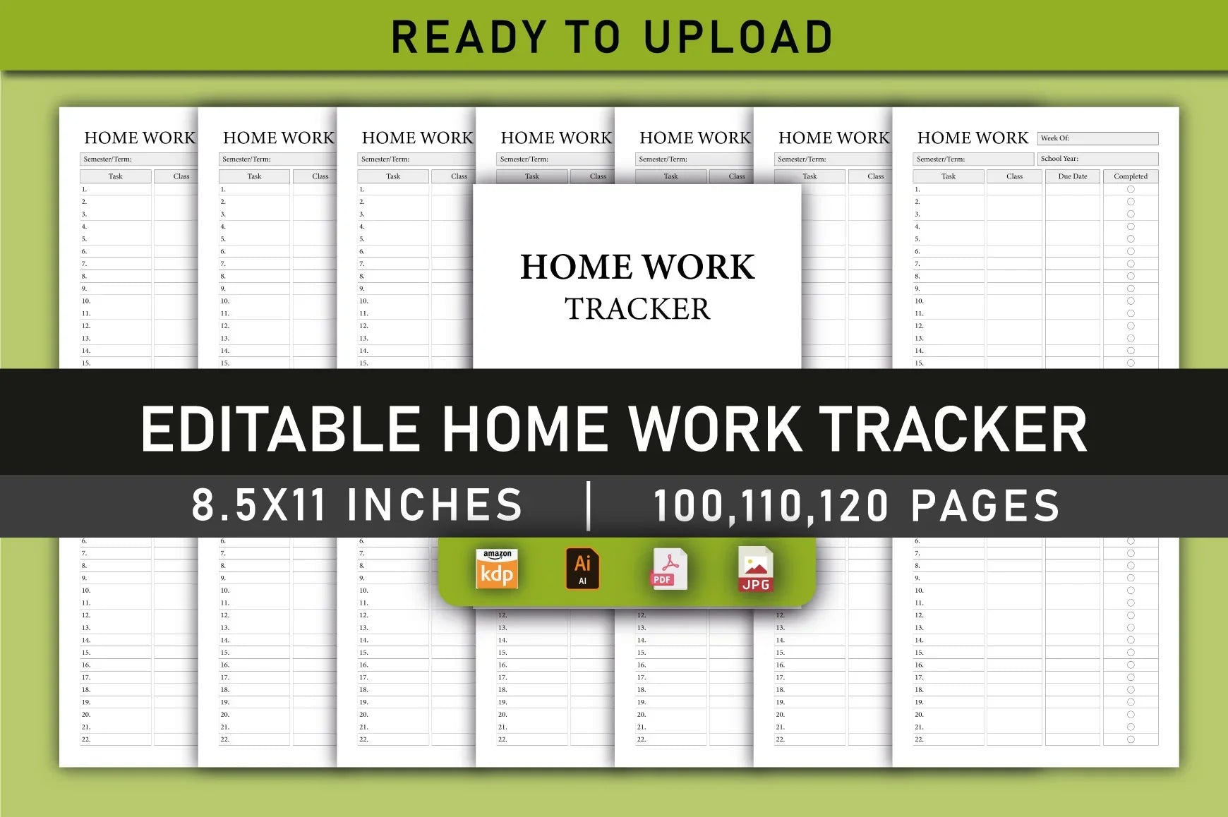 Home Work Tracker Planner  Bundle - CraftNest - Digital Crafting and Art