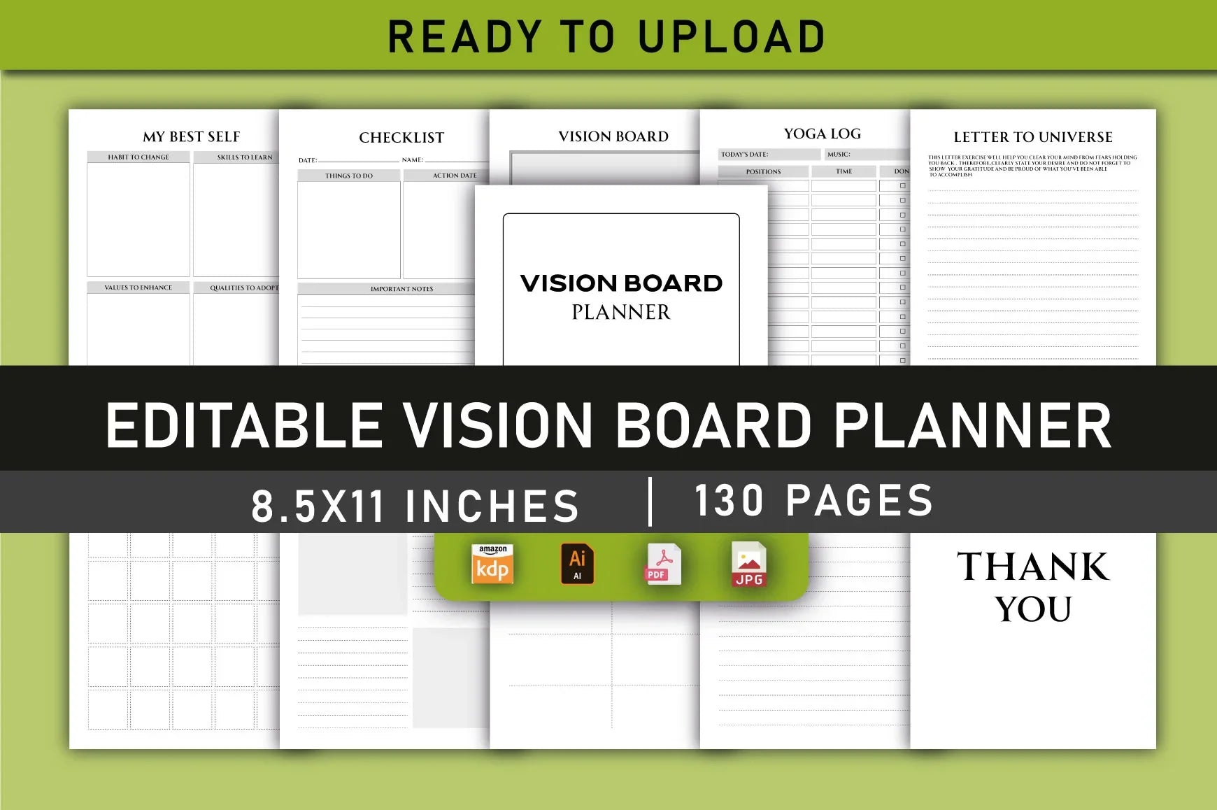 Vision Board Planner - CraftNest - Digital Crafting and Art