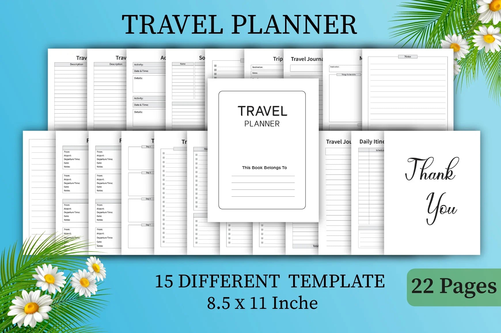 Travel Planner - CraftNest - Digital Crafting and Art