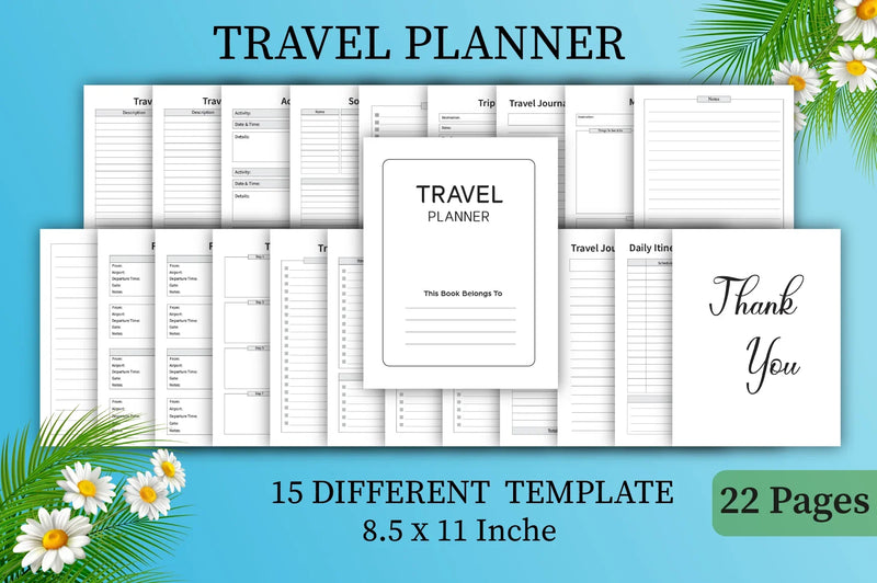 Travel Planner - CraftNest - Digital Crafting and Art