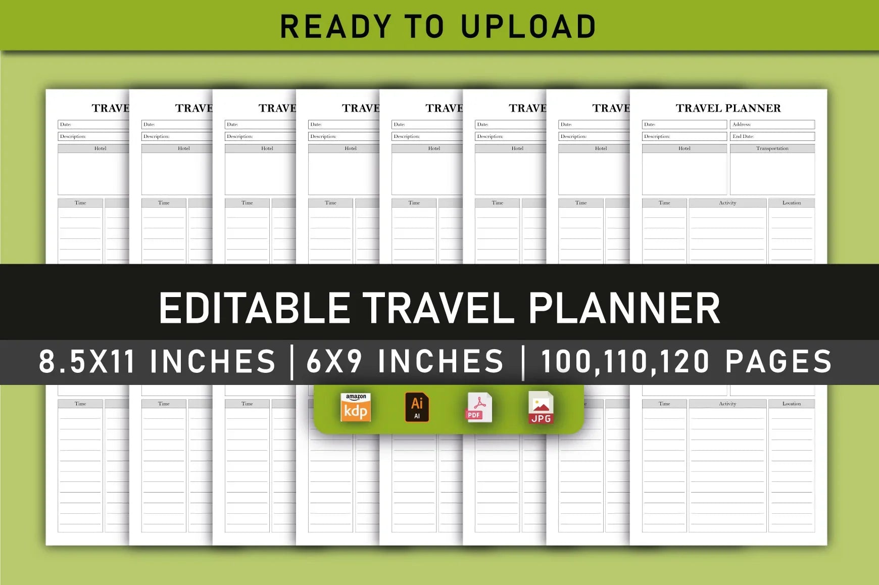 Travel Planner  Bundle - CraftNest - Digital Crafting and Art