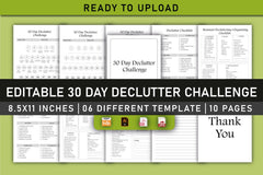 Day Declutter Challenge Planner - CraftNest - Digital Crafting and Art