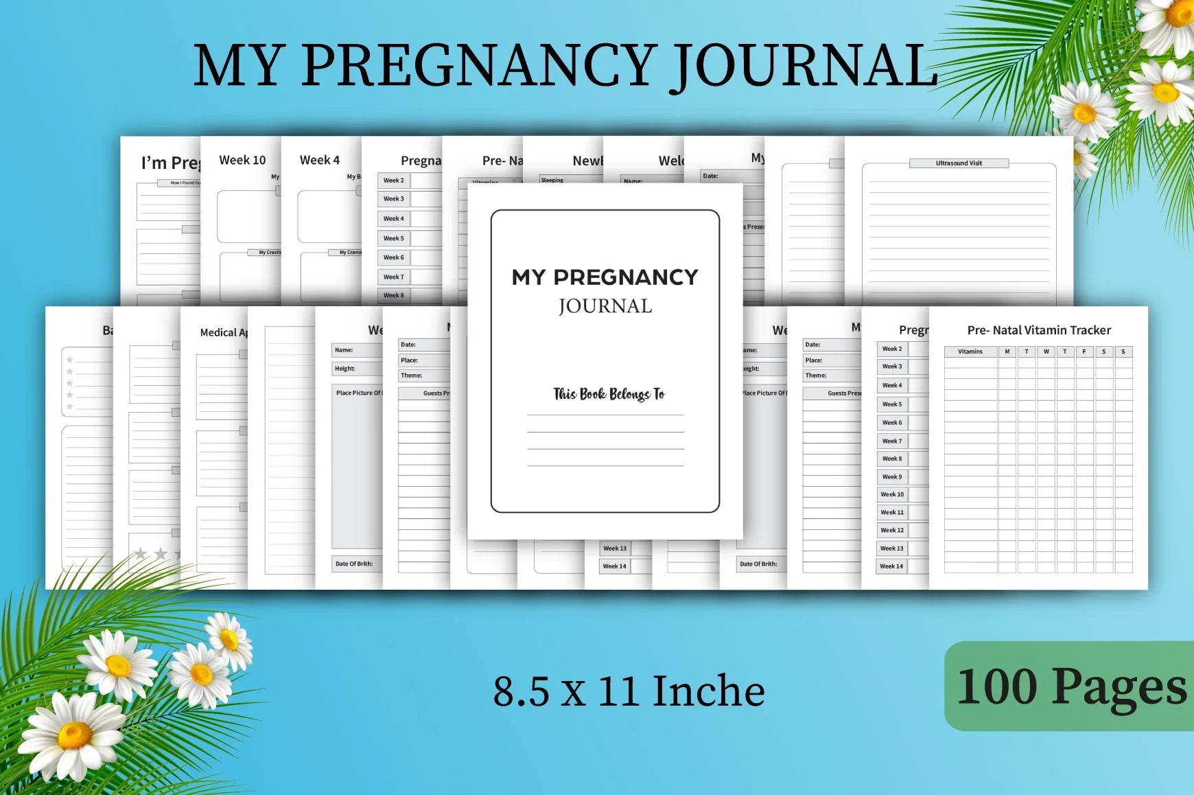 My Pregnancy Planner: Essential Guide Bundle - CraftNest - Digital Crafting and Art
