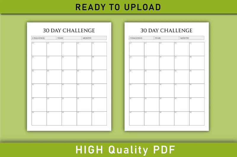 Day Self Care Challenge Planner - Printable Bundle - CraftNest - Digital Crafting and Art