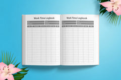 Work Time Tracker Planner  Bundle - CraftNest - Digital Crafting and Art