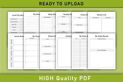 Manifestation Dream Life Planner Bundle - CraftNest - Digital Crafting and Art