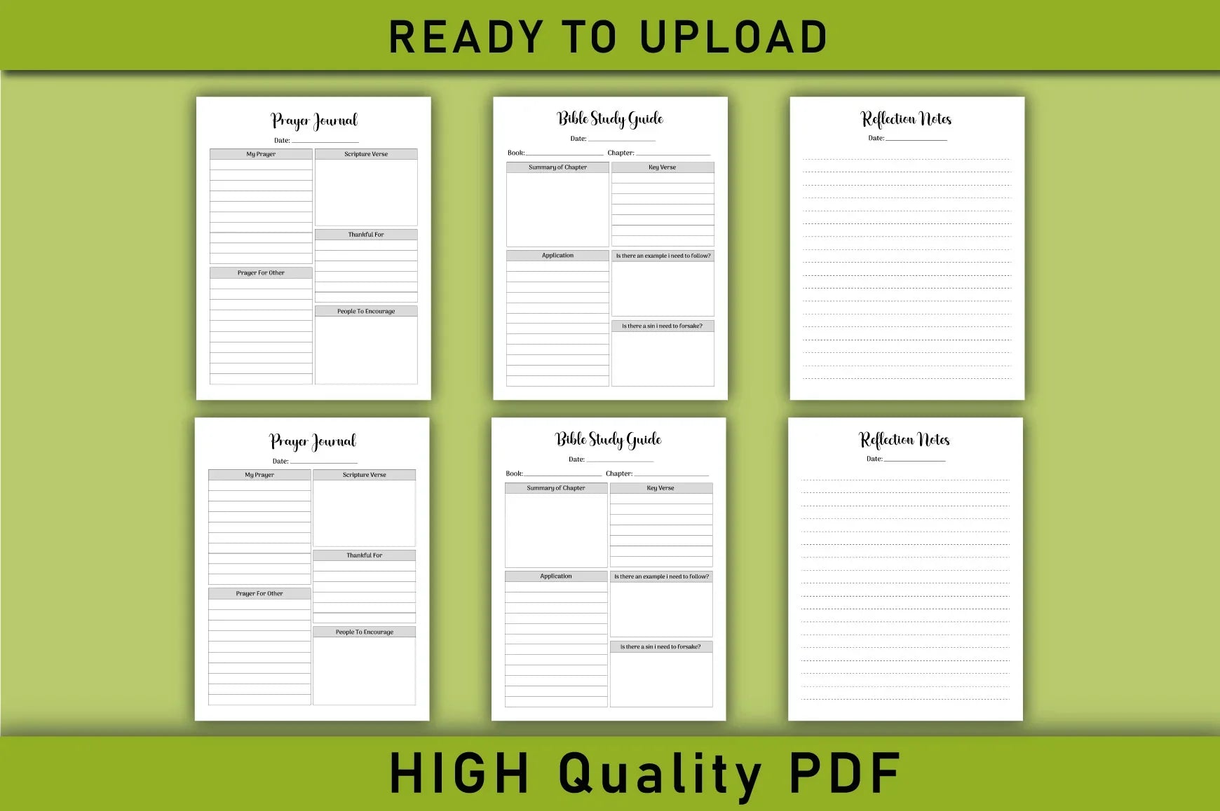 Faith-Based Planner Bundle - CraftNest - Digital Crafting and Art