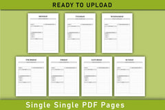 Anti Anxiety Planner - Printable Planner - CraftNest - Digital Crafting and Art