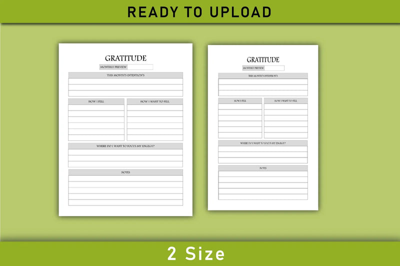 Gratitude Planner  Bundle - CraftNest - Digital Crafting and Art