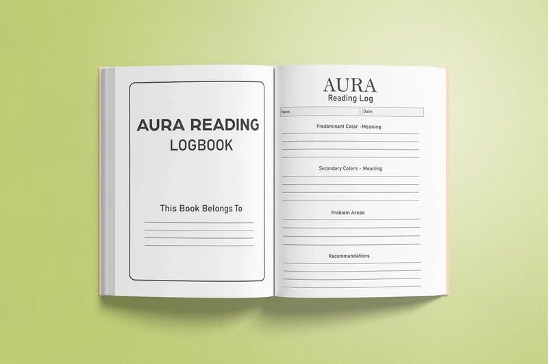 Aura Reading Logbook Planner - CraftNest - Digital Crafting and Art