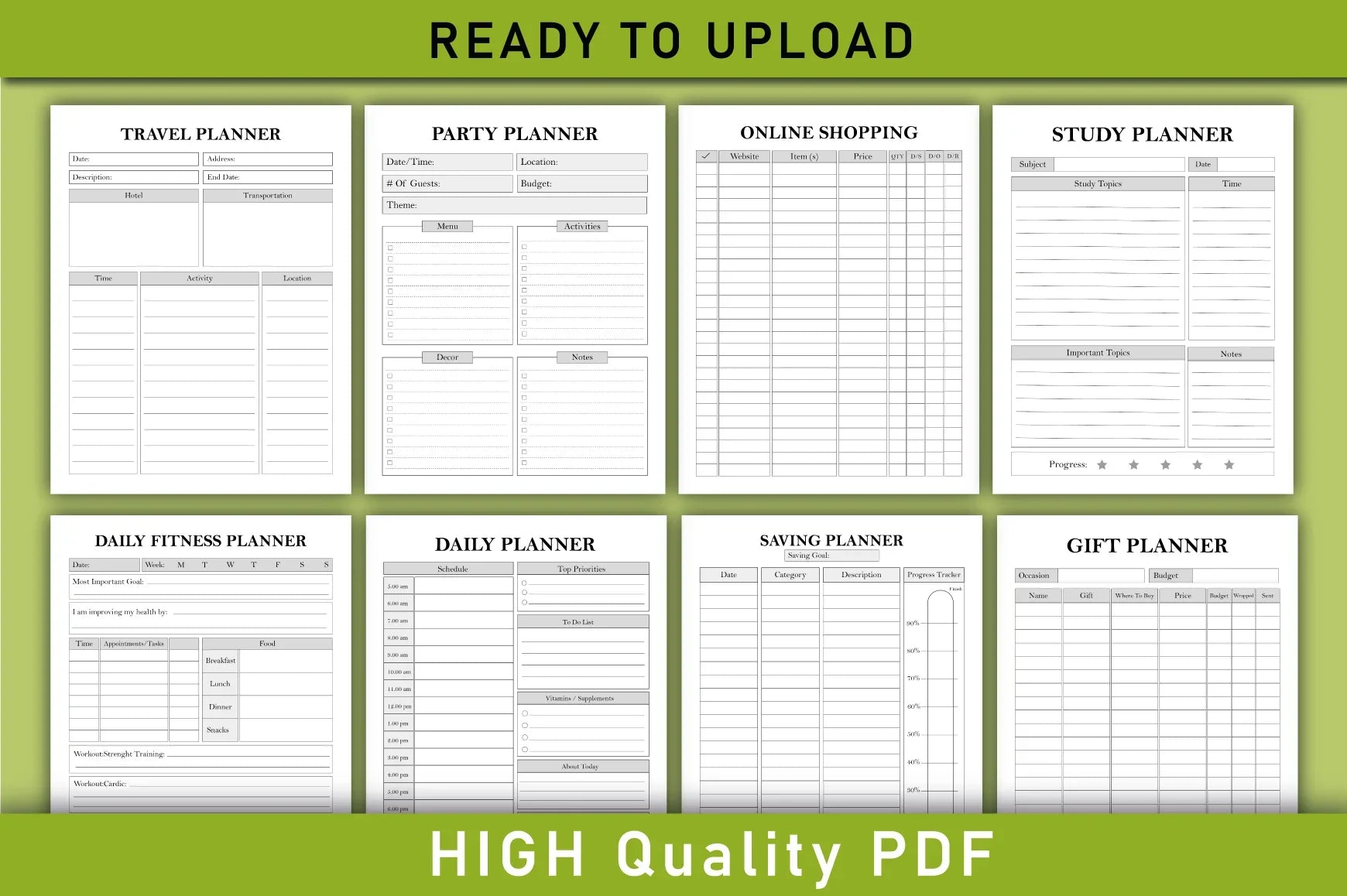 New Year Planner - CraftNest - Digital Crafting and Art