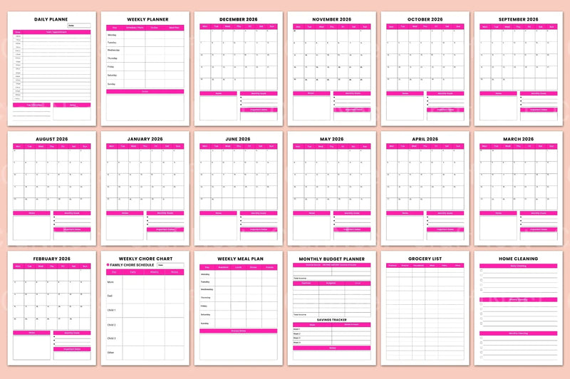 Ultimate Mom Planner for Busy Schedules - CraftNest - Digital Crafting and Art