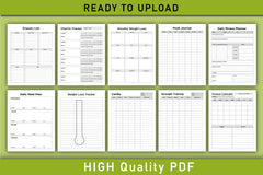 Health and Wellness Planner - CraftNest - Digital Crafting and Art