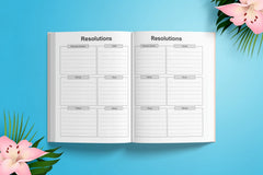 New Year Resolutions Planner - CraftNest - Digital Crafting and Art