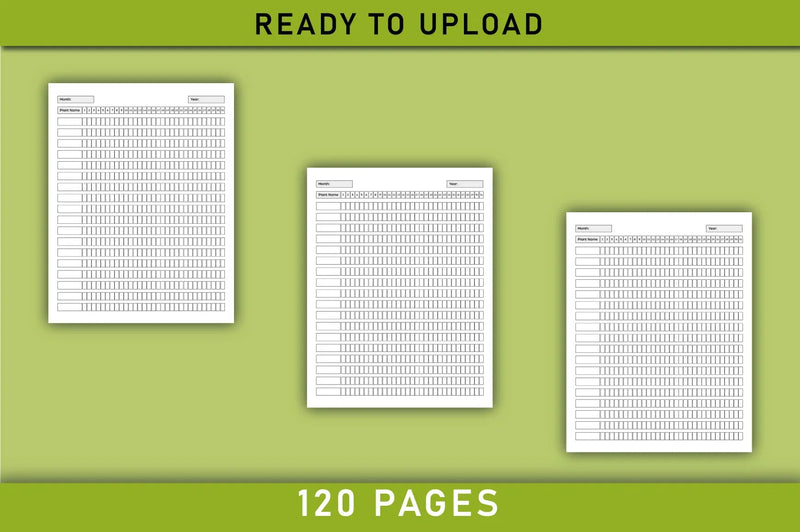 Plant Watering Planner - Printable  Bundle - CraftNest - Digital Crafting and Art