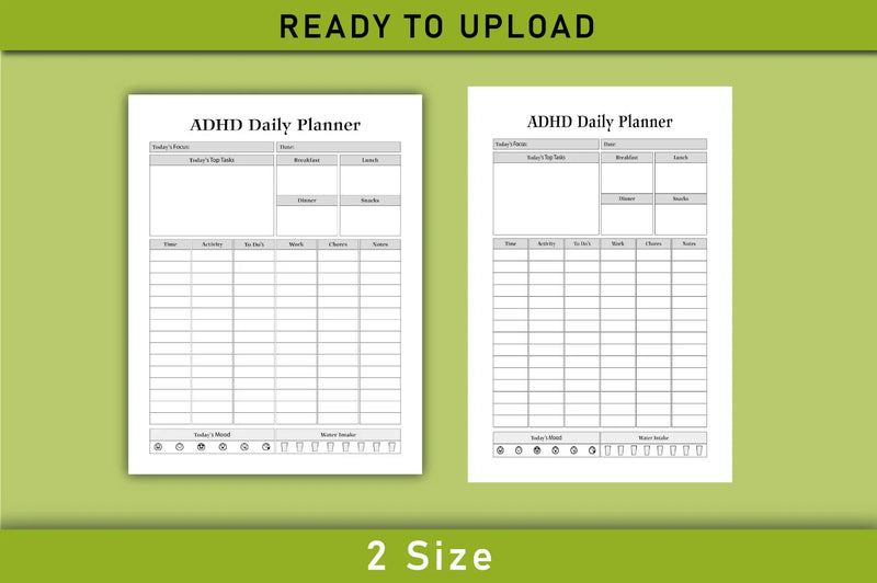 ADHD Daily Planner Bundle - CraftNest - Digital Crafting and Art
