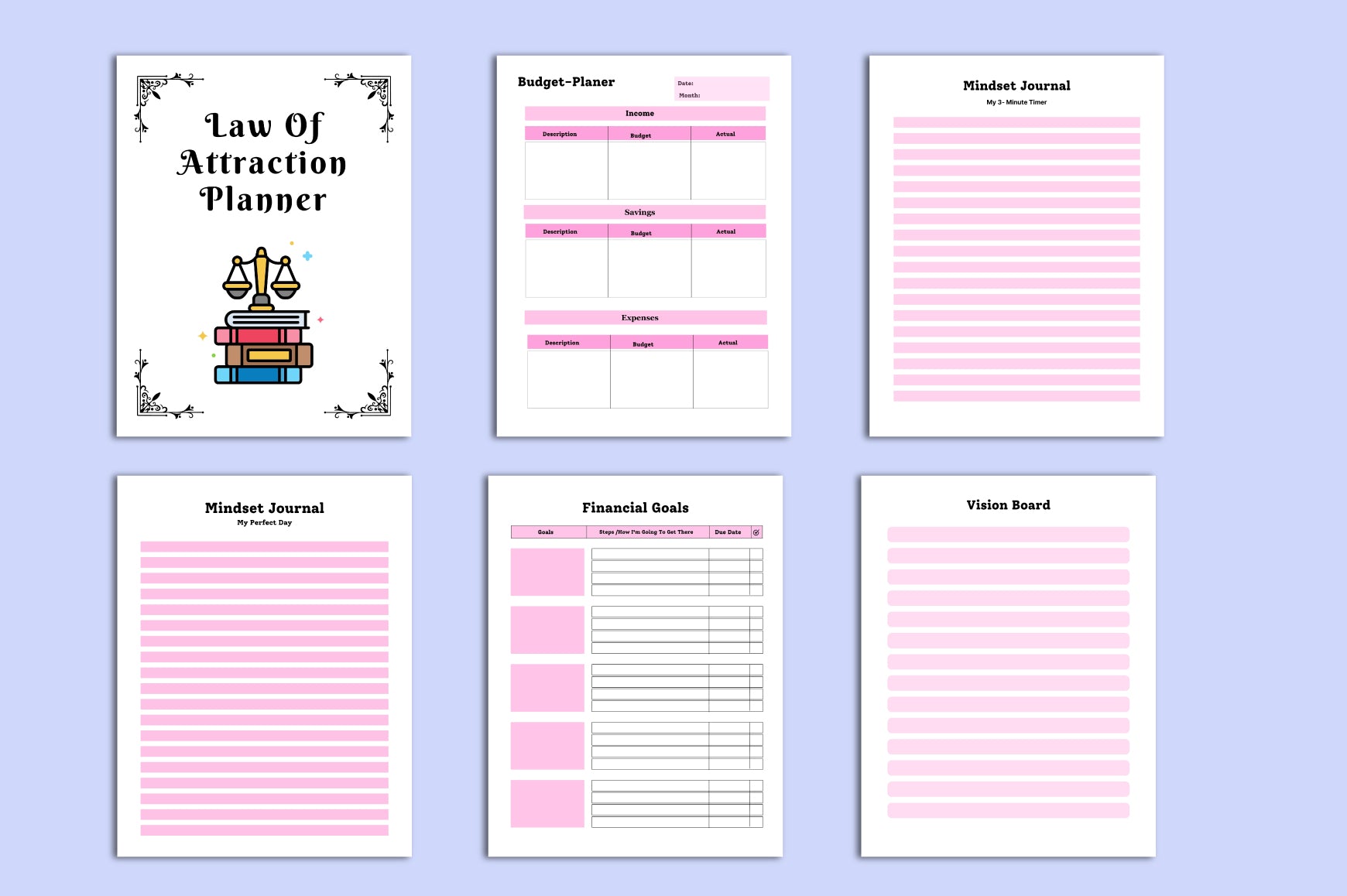 Law of Attraction Planner