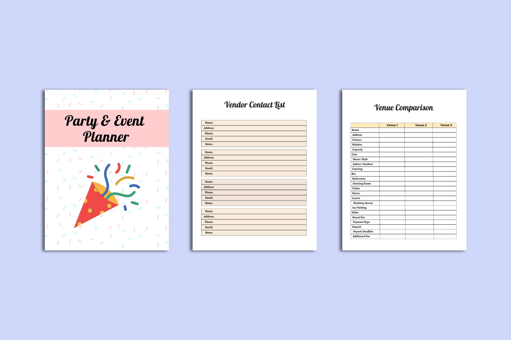 Party Event Planner