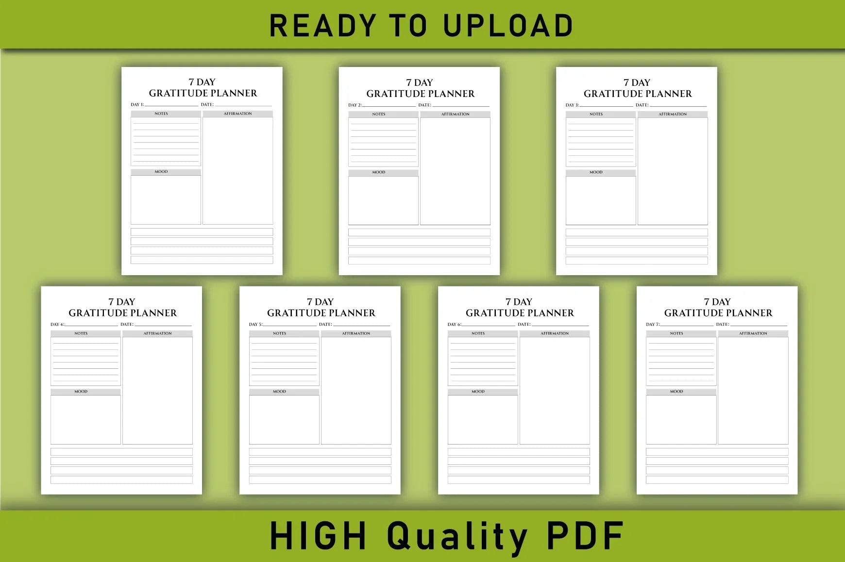Gratitude Planner Day  Bundle - CraftNest - Digital Crafting and Art