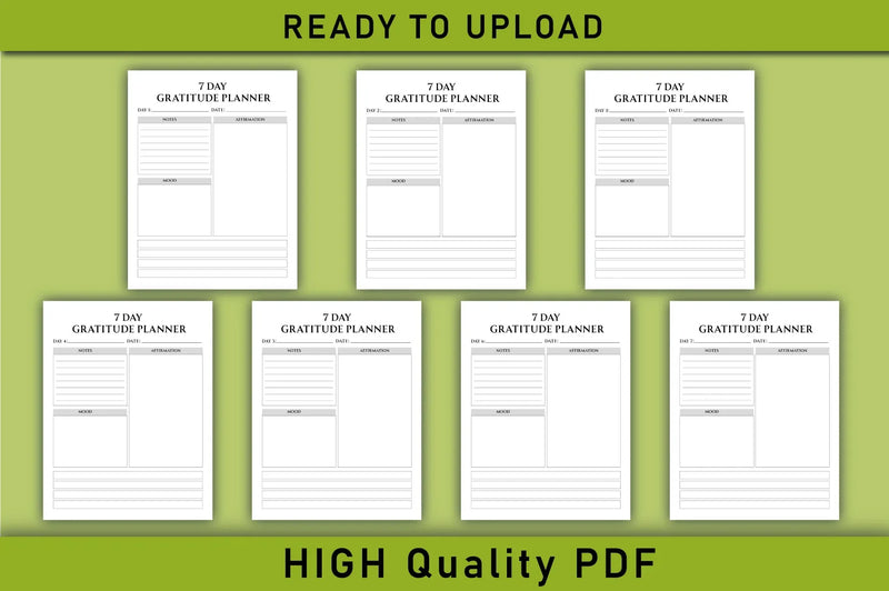 Gratitude Planner Day  Bundle - CraftNest - Digital Crafting and Art