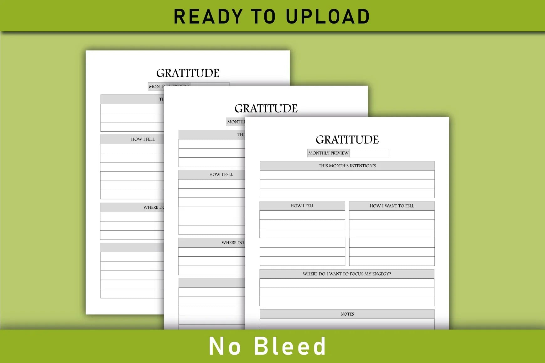 Gratitude Planner  Bundle - CraftNest - Digital Crafting and Art