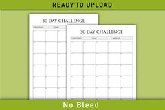 Day Self Care Challenge Planner - Printable Bundle - CraftNest - Digital Crafting and Art