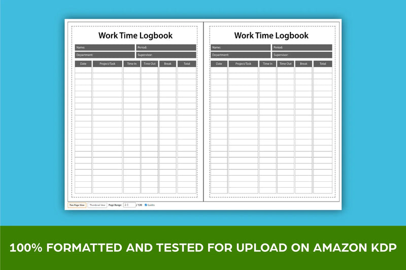 Work Time Tracker Planner  Bundle - CraftNest - Digital Crafting and Art