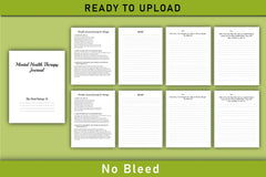Mental Health Therapy Planner - CraftNest - Digital Crafting and Art