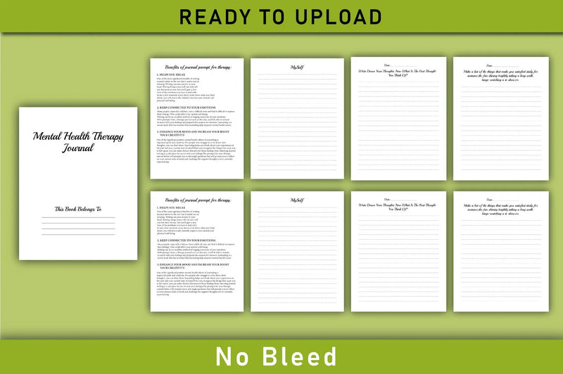 Mental Health Therapy Planner - CraftNest - Digital Crafting and Art